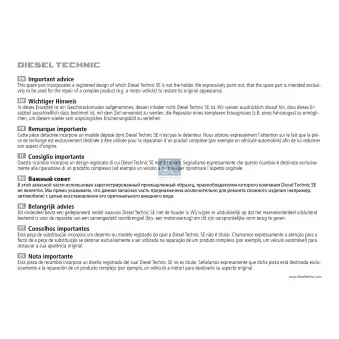 Revêtement, rétroviseur extérieur DT 4.65371