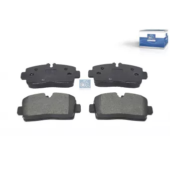 Jeu de 4 plaquettes de frein avant DT 7.00275