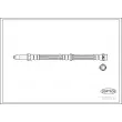 Flexible de frein CORTECO 19032136 - Visuel 2