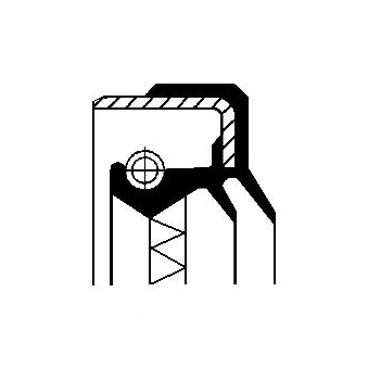 Bague d'étanchéité d'arbre, arbre d'entraînement CORTECO 49123301