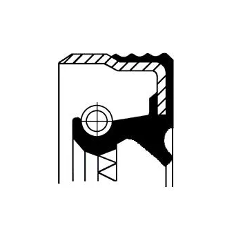 Bague d'étanchéité, différentiel CORTECO