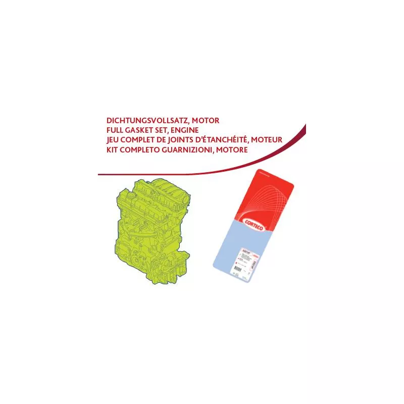 Pochette moteur complète CORTECO 83403996