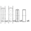 Coussinet de vilebrequin FAI AutoParts BM1068-050 - Visuel 1