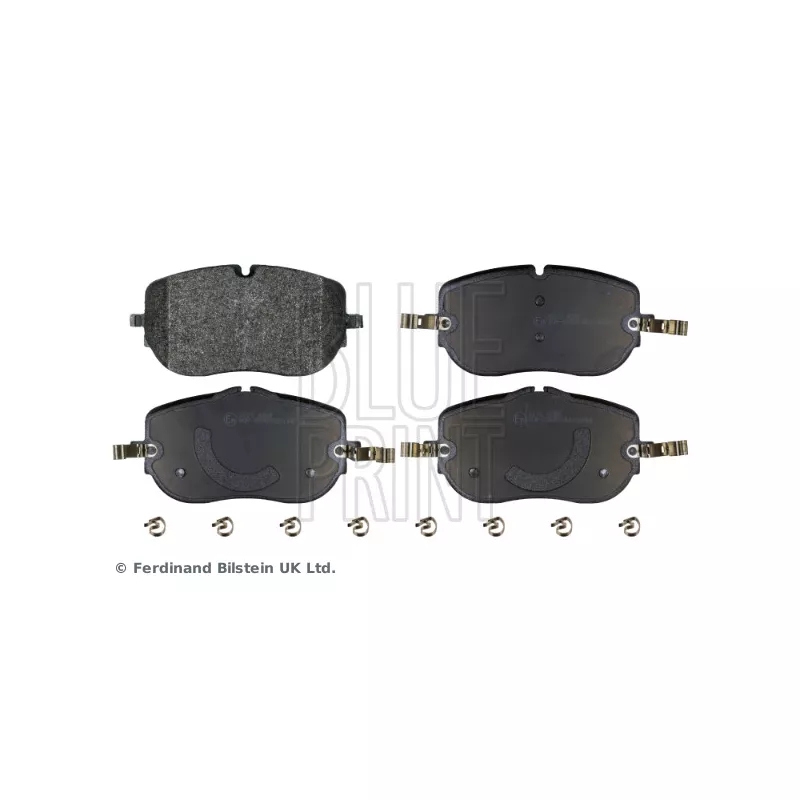 Jeu de 4 plaquettes de frein avant BLUE PRINT ADBP420157
