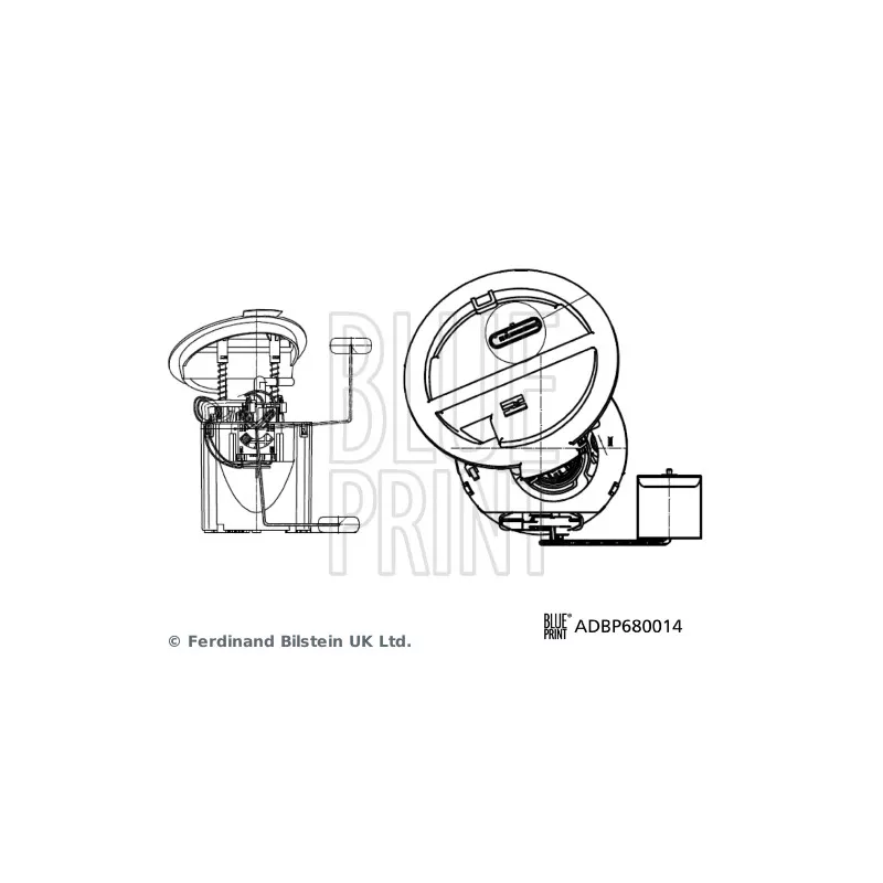 Unité d'injection de carburant BLUE PRINT ADBP680014