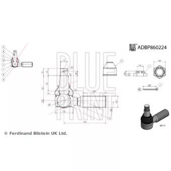 Rotule de suspension BLUE PRINT ADBP860224