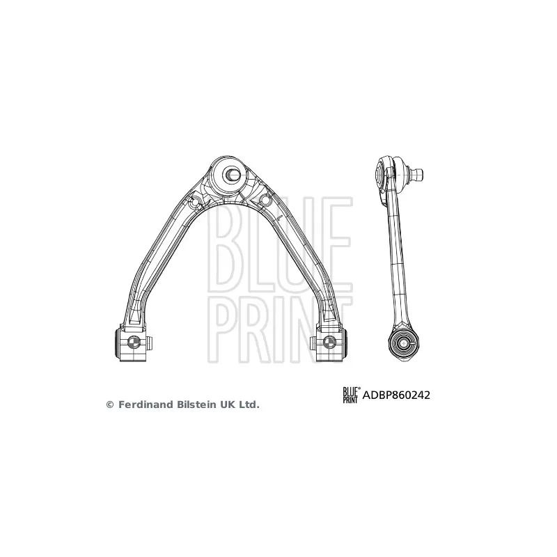 Bras de liaison, suspension de roue avant gauche BLUE PRINT ADBP860242 - Visuel 2