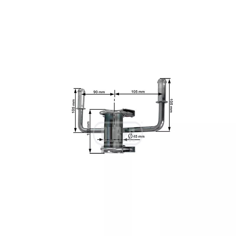 Support, silencieux DÜRER SEMB14