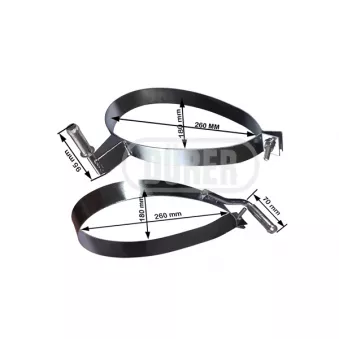 Support, silencieux DÜRER SEMB1X2
