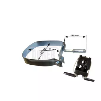 Support, silencieux DÜRER SEMB3S