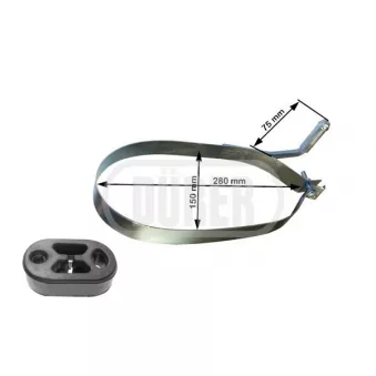 Support, silencieux DÜRER SEMB6S