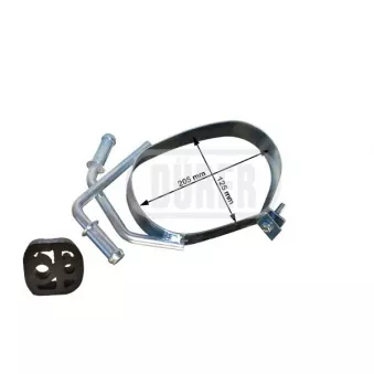 Support, silencieux DÜRER SEMB8S