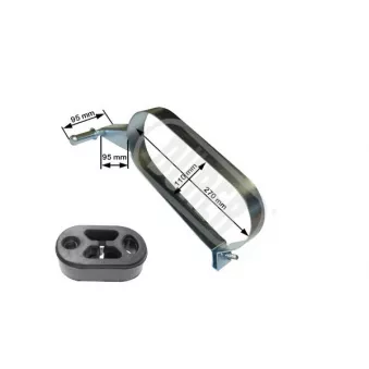 Support, silencieux DÜRER SEMB9S