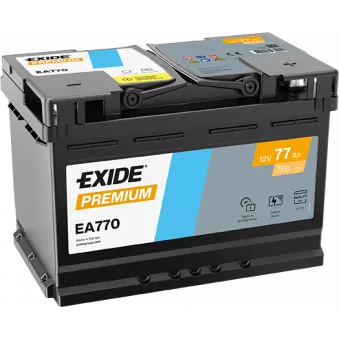 Batterie de démarrage EXIDE EA770