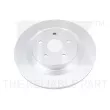 Jeu de 2 disques de frein arrière NK 3145192 - Visuel 1