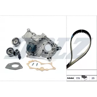 Pompe à eau + kit de courroie de distribution DOLZ KD182