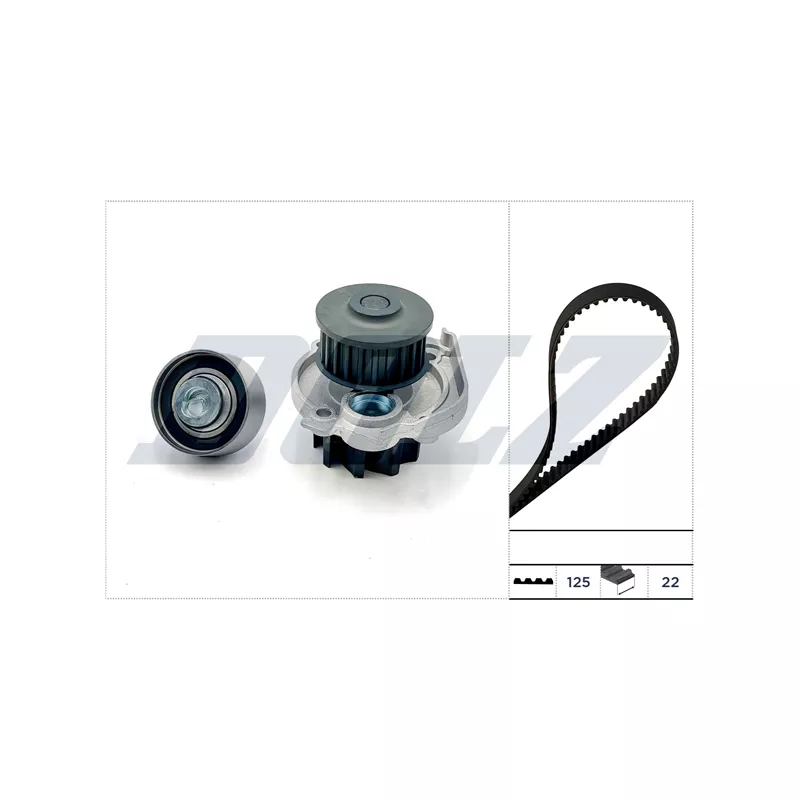 Pompe à eau + kit de courroie de distribution DOLZ KD188