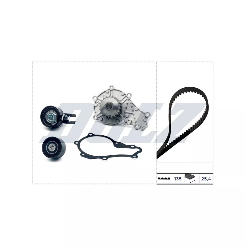 Pompe à eau + kit de courroie de distribution DOLZ KD192