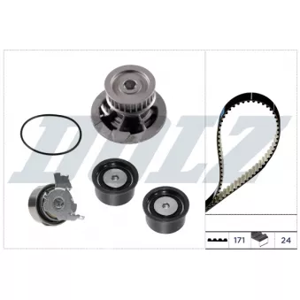 Pompe à eau + kit de courroie crantée DOLZ KD325
