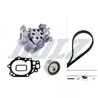 Pompe à eau + kit de courroie crantée DOLZ