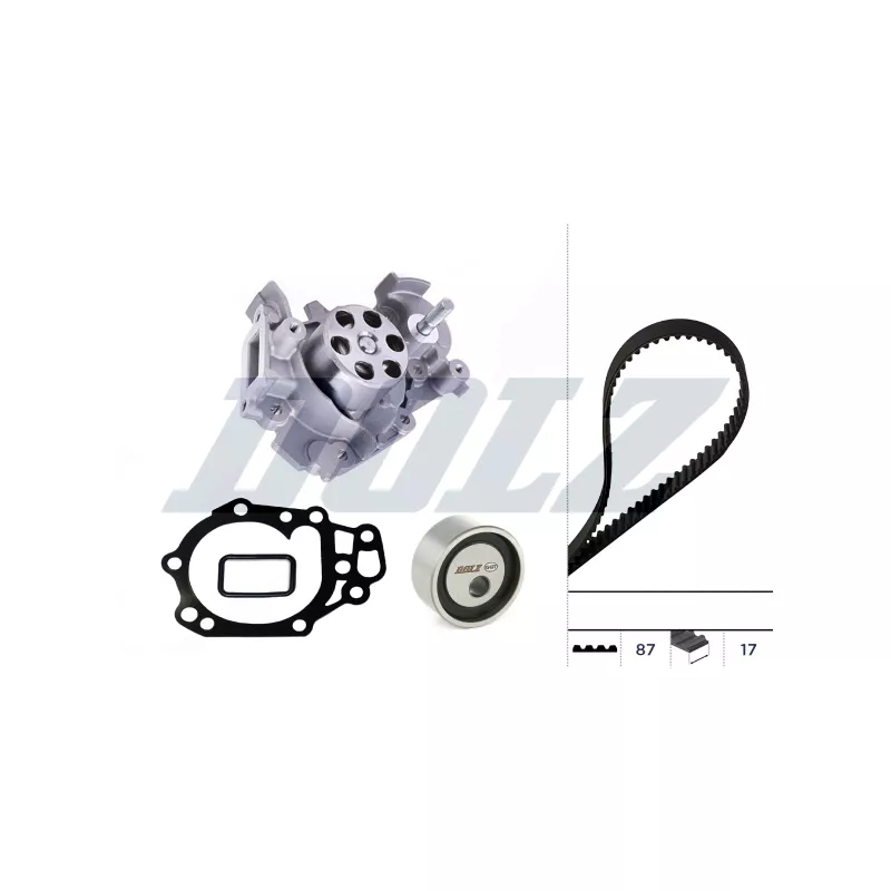 Pompe à eau + kit de courroie crantée DOLZ KD348