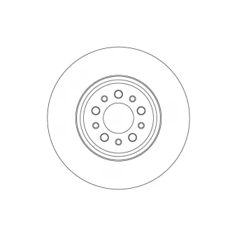 Jeu de 2 disques de frein avant TRW DF3969S