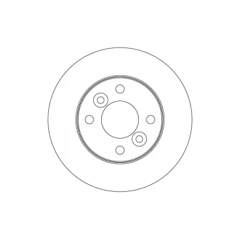 Jeu de 2 disques de frein avant TRW DF3989