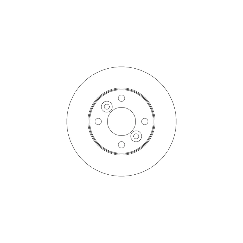 Jeu de 2 disques de frein avant TRW DF3989