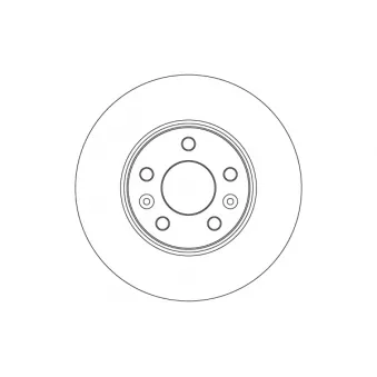 Jeu de 2 disques de frein avant TRW DF4615