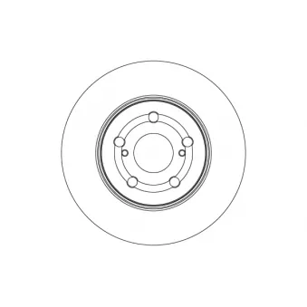Jeu de 2 disques de frein avant TRW DF4630