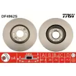 Jeu de 2 disques de frein avant TRW DF4962S - Visuel 1