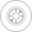 Jeu de 2 disques de frein avant TRW DF4962S - Visuel 2