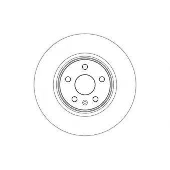 Jeu de 2 disques de frein avant TRW