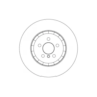 Jeu de 2 disques de frein avant TRW DF6636S