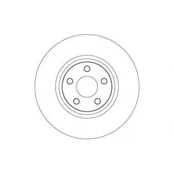 Jeu de 2 disques de frein avant TRW DF6998S