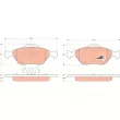 Jeu de 4 plaquettes de frein avant TRW GDB1419 - Visuel 1