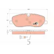 Jeu de 4 plaquettes de frein avant TRW GDB1631 - Visuel 1