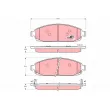 Jeu de 4 plaquettes de frein avant TRW GDB4136 - Visuel 1