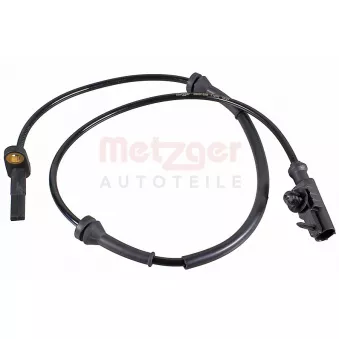 Capteur, vitesse de roue METZGER 09001598