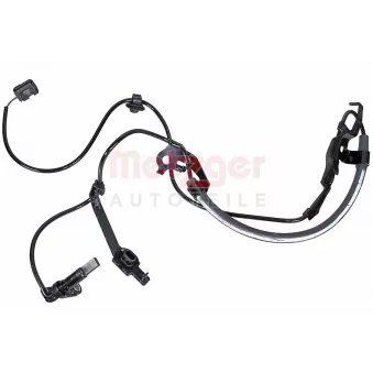 Capteur, vitesse de roue avant droit METZGER 09001608