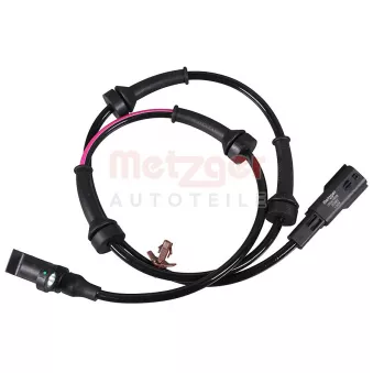 Capteur, vitesse de roue arrière METZGER 09001609