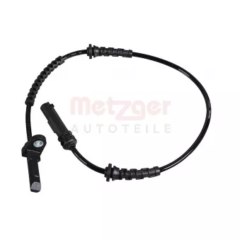 Capteur, vitesse de roue avant METZGER 09001620