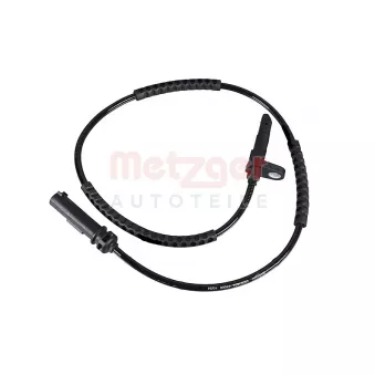 Capteur, vitesse de roue arrière METZGER 09001621