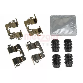 Kit d'accessoires, plaquette de frein à disque METZGER 109-0213