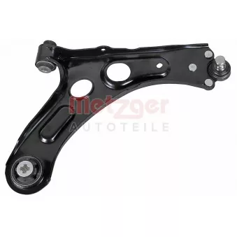 Bras de liaison, suspension de roue avant droit METZGER 58187102