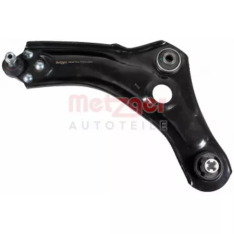 Bras de liaison, suspension de roue avant gauche METZGER 58187501