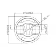 Silent bloc de suspension (train avant) GOOM CAS-0371 - Visuel 1