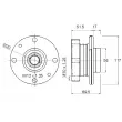 Moyeu de roue avant GOOM WBH-0111 - Visuel 1