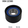 Poulie renvoi/transmission, courroie de distribution SKF VKM 22380 - Visuel 1