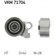 Poulie-tendeur, courroie crantée SKF VKM 71704 - Visuel 1